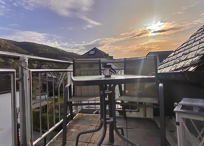 Ferienwohnung Sonnen - Terrasse